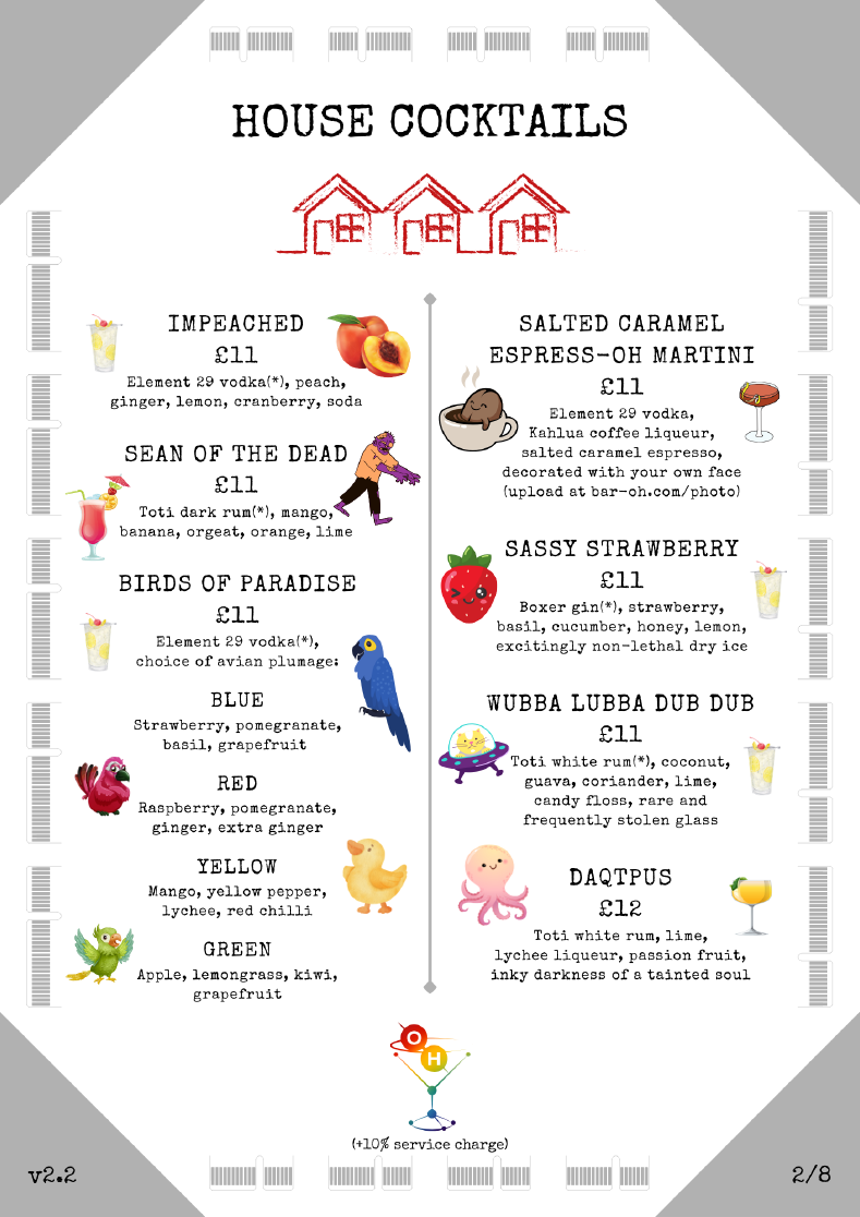 House Cocktails